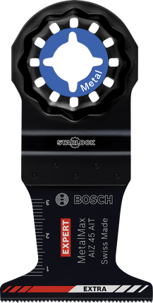 Bosch EXPERT AIZ 45 AIT MetalMax süvistuslõikeketas metallile.